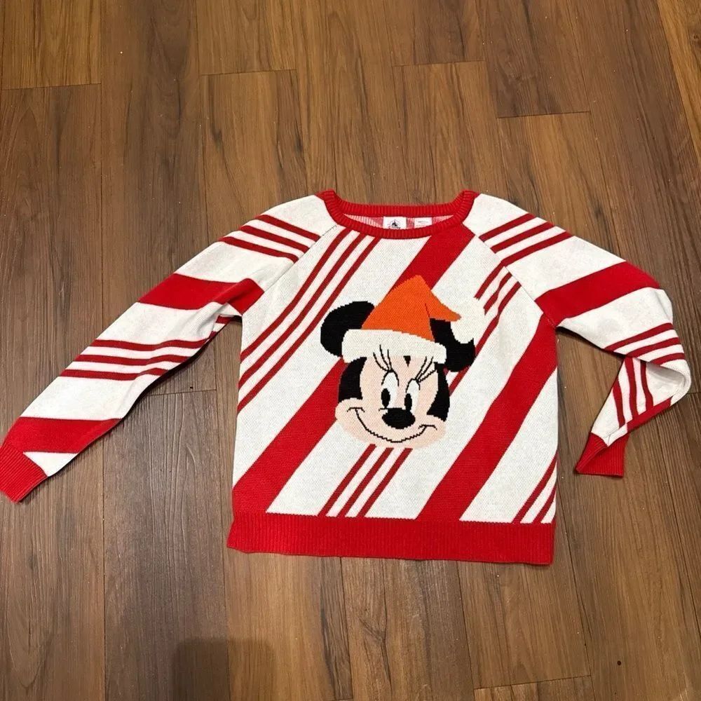 Minnie Mouse Holiday Family Matching Sweater for Women’s Size 9/10